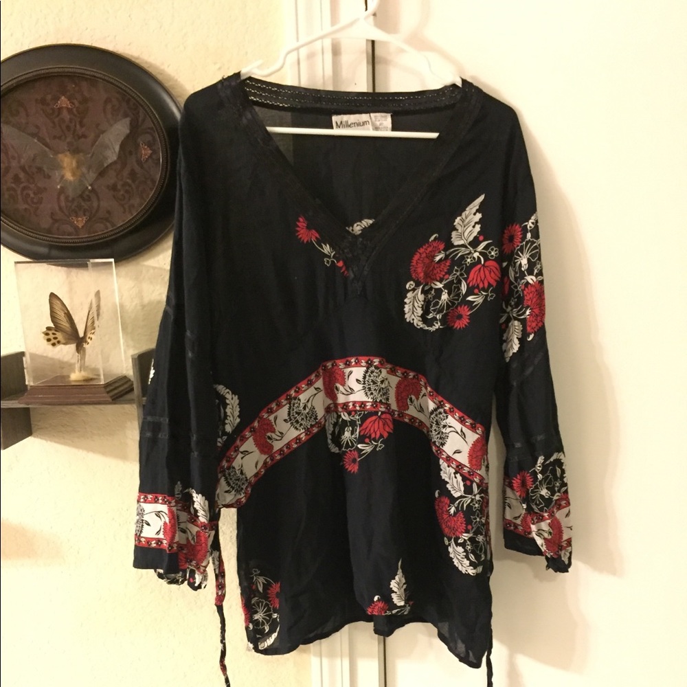 Navy blue tunic